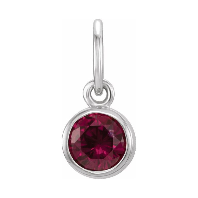 Posh Mommy® Imitation Birthstone Charm/Pendant