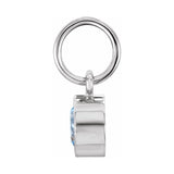 Posh Mommy® Imitation Birthstone Charm/Pendant