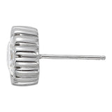 14K White Gold 1CT Lab Diamond Stud Earrings