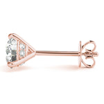 Rose Gold Lab Diamond Stud Earrings | 0.53 CTW