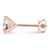 Rose Gold Lab Diamond Stud Earrings | 0.53 CTW