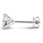 14K White Gold Lab Diamond Stud Earrings