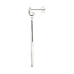 14K White Gold Lab Diamond Fashion Earrings