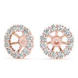 18K Rose Gold Lab Diamond Earring Jacket