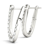 Lab Diamond Round 16-Stone Earrings