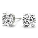 Platinum Lab Diamond 0.75 CTTW Stud Earrings