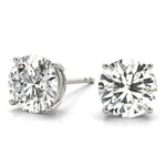 14K White Gold 0.75 CTTW Lab Diamond Stud Earrings