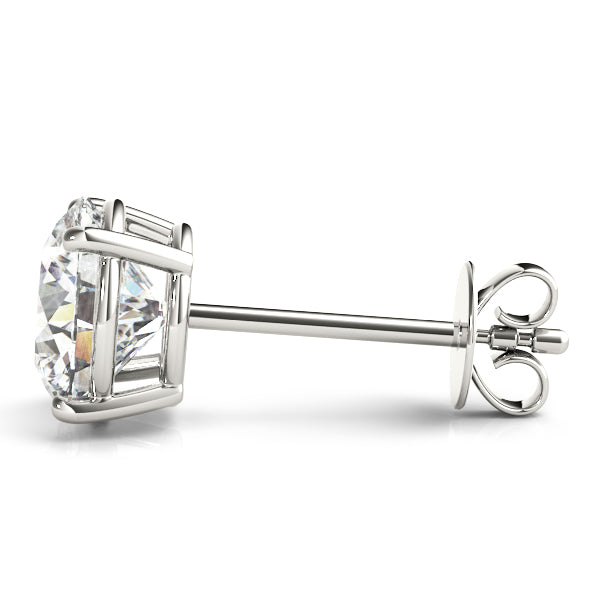 14K White Gold 0.75 CTTW Lab Diamond Stud Earrings