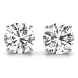 14K White Gold 0.75 CTTW Lab Diamond Stud Earrings
