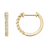 Accented Hoop Earrings