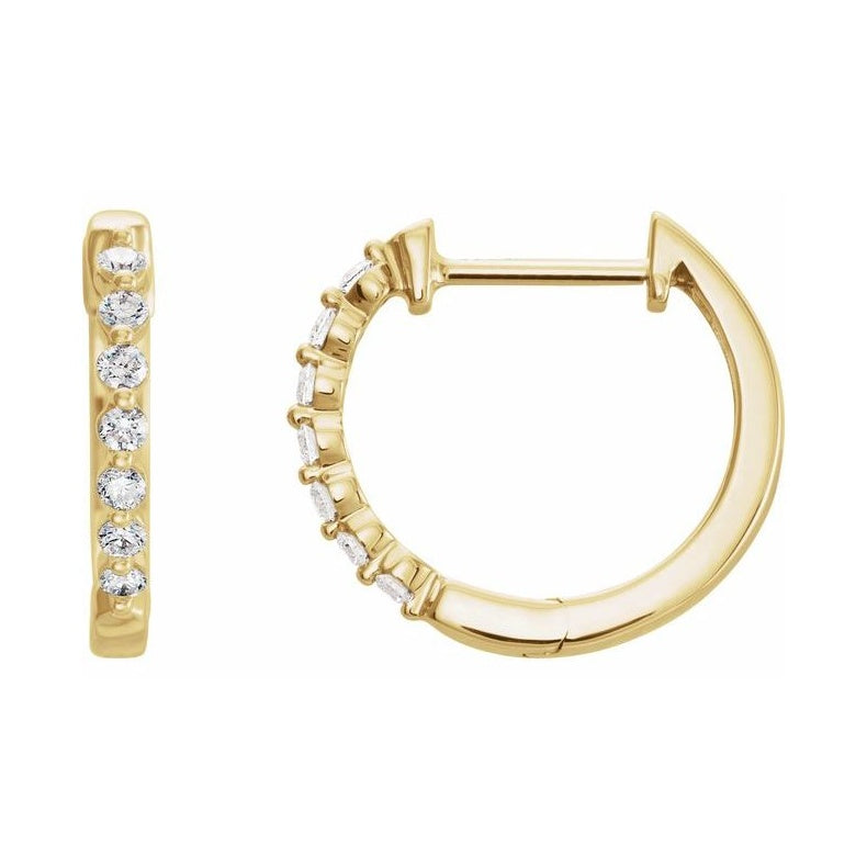 Accented Hoop Earrings