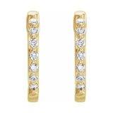 Accented Hoop Earrings