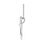 Bezel-Set Cross Necklace or Pendant