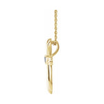 Bezel-Set Cross Necklace or Pendant