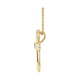 Bezel-Set Cross Necklace or Pendant