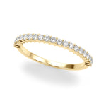 14K Yellow Gold Diamond Wedding Band