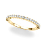 14-Diamond 18K Yellow Gold Wedding Ring