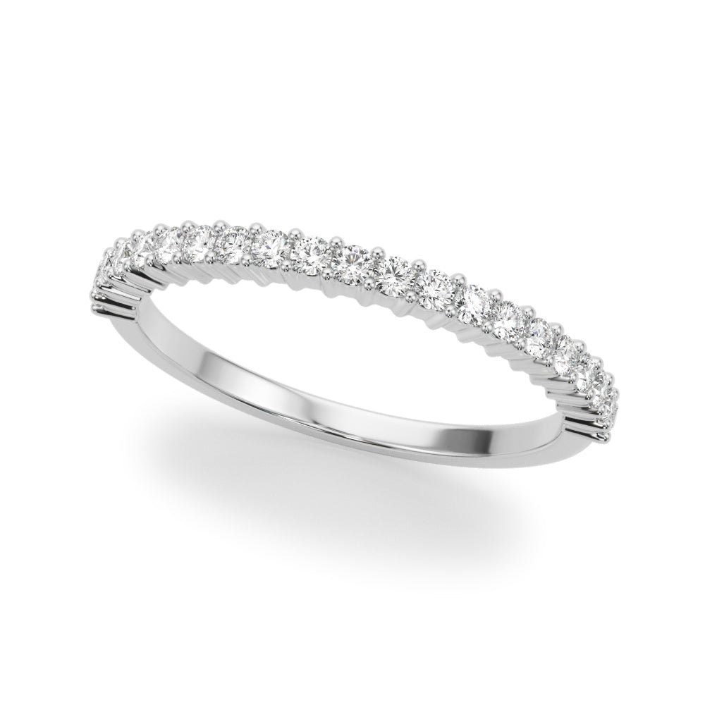 White Platinum 14-Diamond Wedding Ring