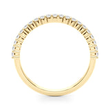 14-Diamond 18K Yellow Gold Wedding Ring