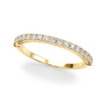 18K Yellow Gold Lab Diamond Wedding Ring