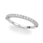 Brilliant 18K White Gold Lab Diamond Wedding Ring