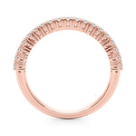 Rose Gold Lab Diamond Wedding Ring