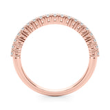 Rose Gold Lab Diamond Wedding Ring
