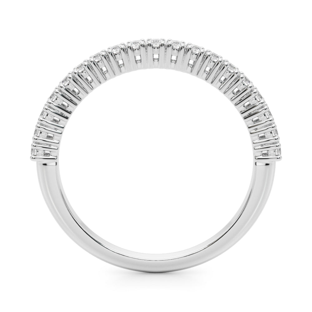 White Platinum 15-Diamond Wedding Ring