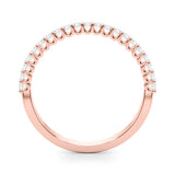 Rose Gold Lab Diamond Wedding Ring