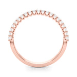 Rose Gold Lab Diamond Wedding Ring