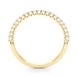 18K Yellow Gold Lab Diamond Wedding Band