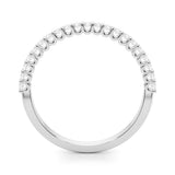 18K White Gold Lab Diamond Wedding Band