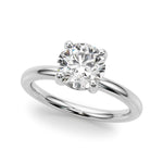 1 CT Lab Diamond 18K White Gold Solitaire