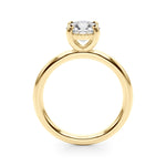 1 CT Lab Diamond 14K Yellow Gold Solitaire