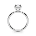14K White Gold Round Diamond Solitaire