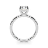14K White Gold Round Diamond Solitaire