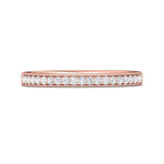14K Gold Pink Micropave Wedding Band from the Micropave collection - 5204SWB_14KP_Prm_H-I_SI1