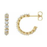 Accented Hoop Earrings