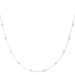 Rose Gold 10-Diamond 1.1mm Layering Chain