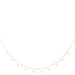 Yellow Gold Lab Diamond Layered Necklace