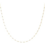 14K Yellow Gold Lab Diamond Chain Necklace