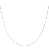Platinum White Diamond Chain Necklace