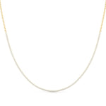 14K Yellow Gold 147 Diamond Pendant Necklace