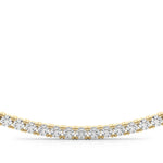 14K Yellow Gold 147 Diamond Pendant Necklace