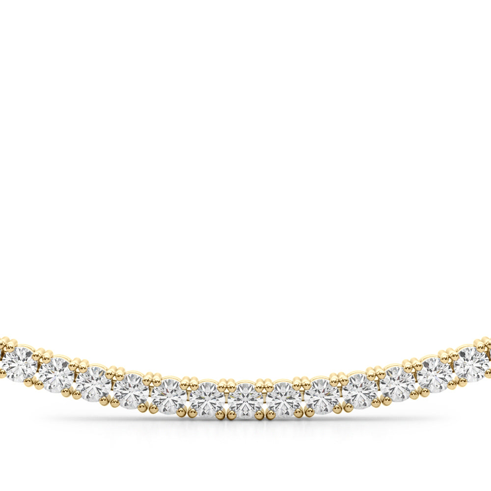 18K Yellow Gold 147 Diamond 16"" Necklace