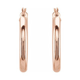 Tube Hoop Earrings