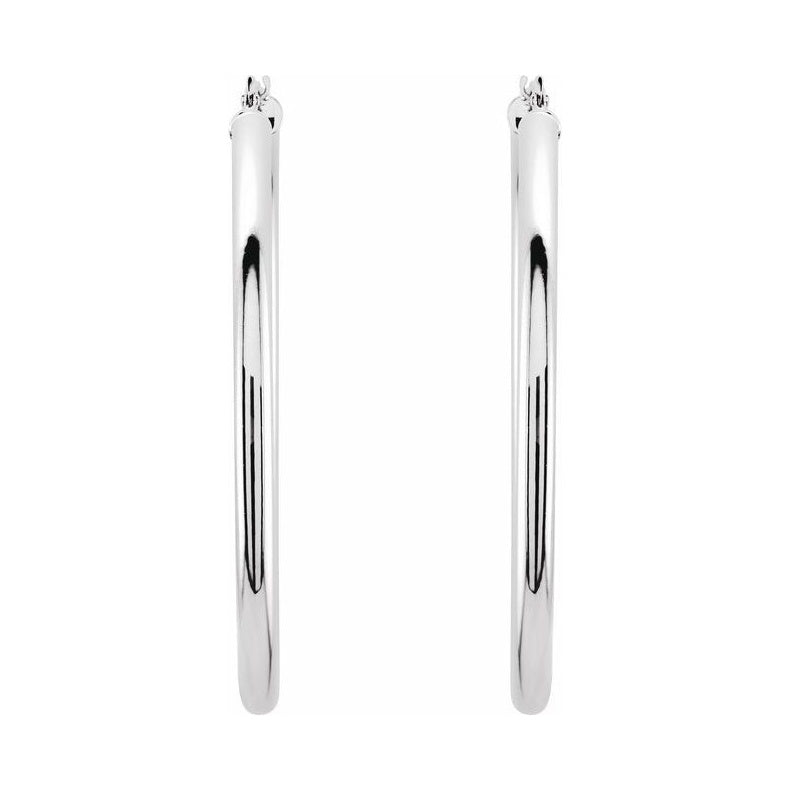 Tube Hoop Earrings