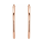 Tube Hoop Earrings