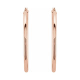 Tube Hoop Earrings