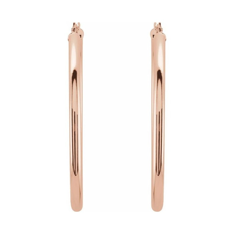 Tube Hoop Earrings